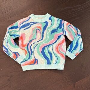 H&M Multicolor Swirl Kids Sweater